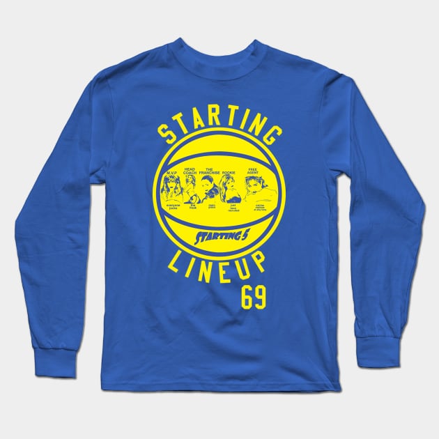 STARTING LINEUP STARTING 5. M.V.P - EVERYONE JOCKS. HEAD COACH - THE FREAK. THE FRANCHISE - MAIN PIECE. ROOKIE - JUST BEEN RECRUITED. FREE AGAENT - CAN BE REPLACE AT ANY TIME. Long Sleeve T-Shirt by dopeazzgraphics